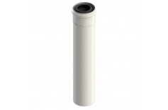 Prodloužení 500mm koax - plast/vnější lak bílý 60/100
